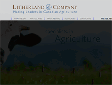 Tablet Screenshot of litherlandco.com